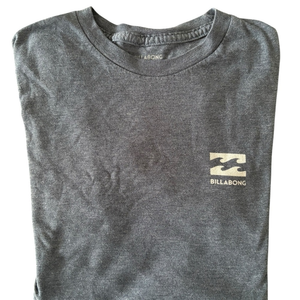 Billabong Charcoal Tee with Logo